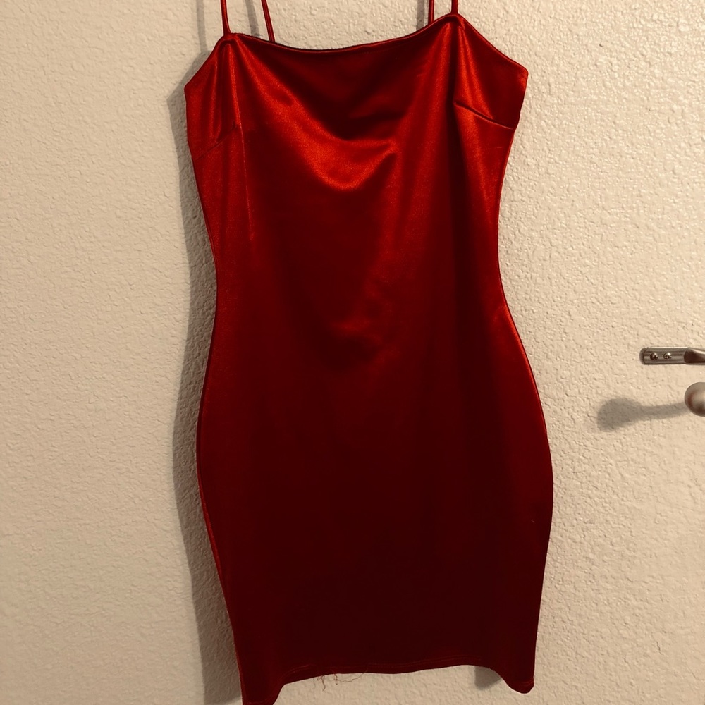 RED MINI DRESS